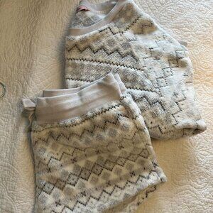 Boux Avenue Cozy Fleece Short and Crewneck Sweater Sleepwear Lounge Set Coord